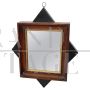 Antique walnut mirror from the early 19th century                            
                            