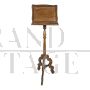 Antique wooden floor lectern