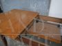 Vintage extendable table in wood and formica, 1970s