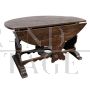 Antique drop-leaf table from Italy, early 17th century