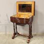 19th century mahogany sewing table     