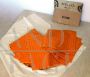 6 sheets of orange Bisazza mosaic, original from the 1990s