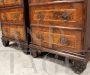 Pair of Louis XV walnut bedside tables, 18th century Italy