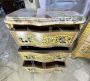 Pair of antique Napoleon III bedside tables in Boulle style, mid-19th century
