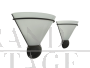 Pair of VeArt Murano glass wall lamps, 1980s
