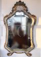 Antique Venetian mirror in gold leaf and stucco      