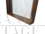 Vintage mirror with teak wood frame