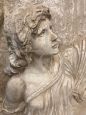 Antique Liberty bas-relief by Antonio Frilli in plaster, late 19th century