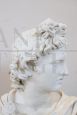 Bust of Apollo in plaster, neoclassical style, first half of the 20th century