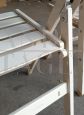 Pair of folding chairs by F.lli Reguitti in white wood