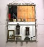 Iron mirror by Pier Luigi Colli, Italy 1950s - 1960s