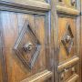 Antique Italian Umbrian wardrobe or pantry cabinet from the 17th century