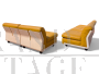 Amanta modular sofa by B&B Italia in yellow leather, 1960s