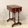 Louis Philippe walnut coffee table from the 19th century with drawer