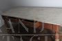 Large antique tailor's table from the early 1900s with lacquered top