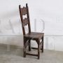 Renaissance carved walnut chair, 17th century