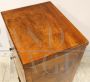Empire bedside table cabinet in walnut, Italy 19th century