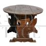 Antique drop-leaf table from Italy, early 17th century