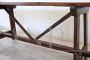 Antique solid oak refectory table from the early 19th century
