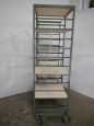 Pair of industrial ceramist trolleys with shelves, 1960s