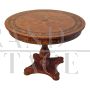 Round inlaid table in antique classic style