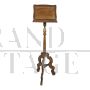 Antique wooden floor lectern