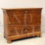 Louis Philippe capuchin chest of drawers in walnut briar, 19th century                            