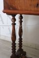 Small antique writing or side table in walnut, mid 19th century