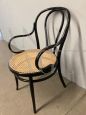 Antique Thonet armchair from the 1940s with brand