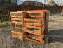 Antique cherry wood grocery shop drawer unit