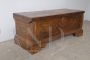 Small antique 18th century carved chest in chestnut