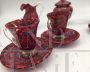 Complete vintage coffee set in Murano glass