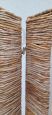 Folding screen by Audoux and Minet in woven rattan