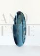 Concave blue design mirror