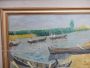 Allegrini - painting with boats at the river