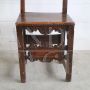 Renaissance carved walnut chair, 17th century