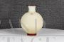 Barovier & Toso vase in milky-colored Murano glass