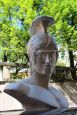 Bust of Achilles sculpture in plaster, Italy 1950s