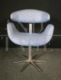 Set of 4 vintage 60s hairdressing chairs