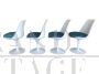 Set of 4 Tulip chairs by Eero Saarinen for Knoll International, 1970s