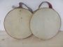 Pair of vintage Olimpia tambourines   