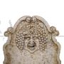 Wall fountain with Bacchus face in red Verona marble