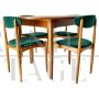 Design dining set in the style of Rajmund Halas, 1960s Italy           