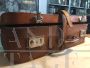 Vintage leather suitcase from the 40s