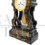 Napoleon III pendulum clock inlaid in mother of pearl, 19th century