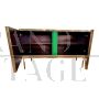 Sideboard with 2 doors in multicolored glass