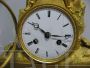 Antique mercury gilt bronze clock