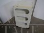 Boby office storage trolley by Joe Colombo, ivory white