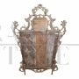 Large Louis XV mirror in carved and gilded wood, 18th century