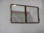 Vintage 1950's metal window mirror